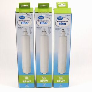 3 Great Value Refrigerator Water Filter GVF033 GE RPWF RWF1063 RWF3600A* 600 gal